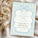 Search for vintage baby shower invitations Blue