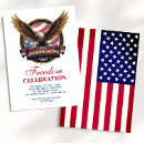 Search for freedom party invitations Patriotic