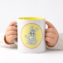 Search for kids bunny mugs Cute rabbit