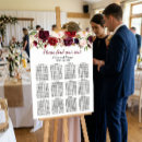 Search for burgundy wedding seating charts Marsala