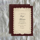 Search for lace wedding wedding invitations Old money