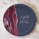 Search for navy and burgundy paper plates Modern