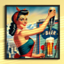 Search for retro beer posters Bar