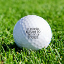 Search for lost golf balls Black and white