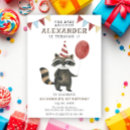 Search for raccoon invitations Watercolor