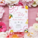 Search for lemon baby girl shower invitations Summer