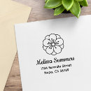 Search for flower rubber stamps Floral