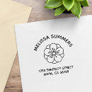 Search for flower rubber stamps Floral