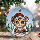 Search for animals of the wild christmas tree decorations Feline