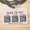 Search for pink id badges Qr code