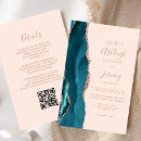 Search for pink and teal invitations Modern