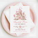 Search for princess floral 1st birthday invitations Castle