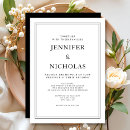 Search for black tie wedding invitations Traditional