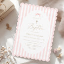 Search for blush christening invitations Pink and gold