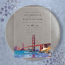 Search for golden gate bridge wedding invitations Watercolor