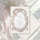 Search for gold frame bridal shower invitations Elegant