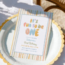 Search for fun 1st birthday invitations First birthday boy
