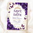 Search for mexican quince invitations Princess tiara crown