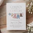 Search for cowboy gender reveal invitations He or she