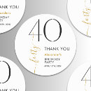 Search for forty years old stickers Simple