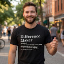 Search for difference maker tshirts Motivational