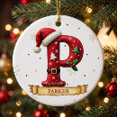Search for letter p christmas tree decorations Xmas
