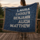 Search for grandchildren blankets Simple modern typography