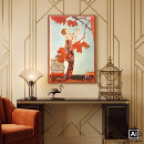 Search for vintage bird art Parrot