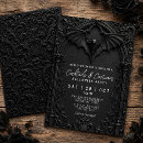 Search for tombstone halloween invitations Black and white