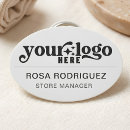 Search for oval name tags Employee