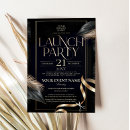 Search for corporate grand opening invitations Black and gold