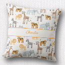 Search for wild animal cushions Watercolor