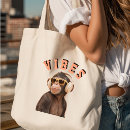 Search for monkey tote bags Illustration