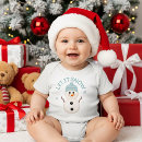 Search for let it snow baby clothes Snowman