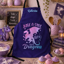 Search for dragons aprons For her