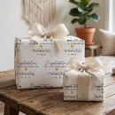 Search for wedding favor wrapping paper Newly weds