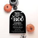 Search for spooky bridal shower invitations She found her boo