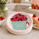 Search for strawberry plates Baby shower