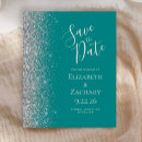 Search for teal silver save the dates Elegant