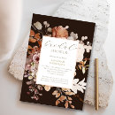 Search for chocolate bridal shower invitations Fall