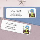 Search for mermaid birthday party return address labels Ocean