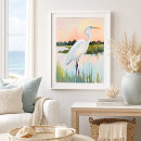 Search for wetlands art Egret