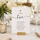 Search for wedding table cards Minimalist