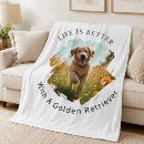 Search for golden retriever blankets Dog lover