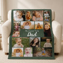 Search for fathers day photo collage blankets Dad
