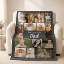 Search for fathers day photo blankets Dad