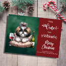 Search for merry funny christmas cards Red