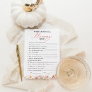 Search for baby shower trivia games Who knows mummy best