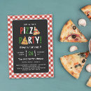 Search for pizza birthday invitations Kids birthday party