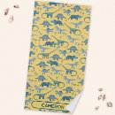 Search for dinosaur beach towels Triceratops